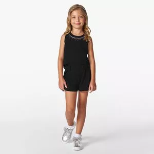 Conjunto Regata Com Shorts<BR>- Preta<BR>- Trick Nick