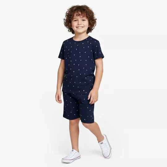 Pijama- Azul Marinho- Rovi Kids