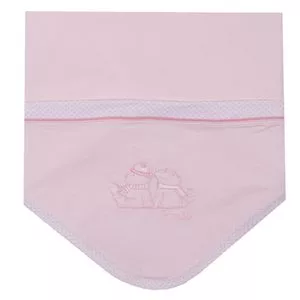 Manta Ursinhos<BR> - Rosa<BR> - 73x83cm<BR> - Paraíso