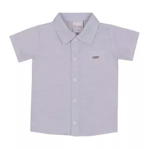 Camisa Lisa<BR> - Azul Claro<BR> - Paraíso