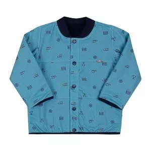 Casaco Futebol<BR> - Azul & Azul Marinho<BR> - Paraíso