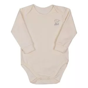 Body Com Bordado<BR> - Amarelo Claro<BR> - Letut