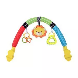 Móbile Para Carrinho Animal Fun<BR>- Verde & Azul<BR>- 40x42x5,5cm