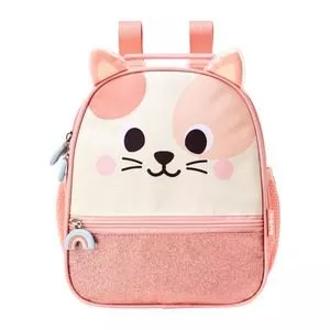 Lancheira Térmica Buba Zoo Gato<BR>- Rosa<BR>- 11x20cm<BR>- Buba