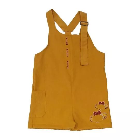 Macaquinho Lilica Ripilica Personagens- Amarelo Escuro- Lilica Ripilica