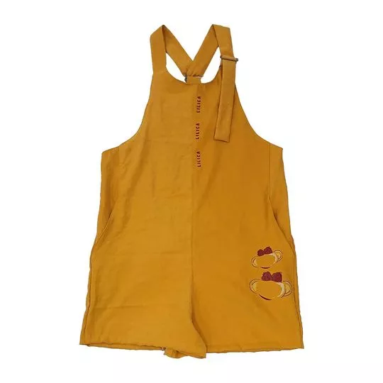 Macaquinho Lilica Ripilica - Amarelo Escuro - Lilica Ripilica