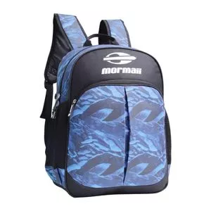 Mochila De Costas Mormaii Estampada<BR>- Azul<BR>Média<BR>- Mormaii