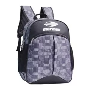 Mochila De Costas Mormaii Estampada<BR>- Cinza<BR>Média<BR>- Mormaii