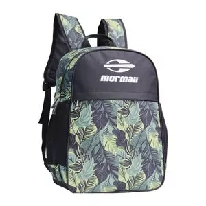 Mochila De Costas Mormaii Estampada<BR>- Preto<BR>Média<BR>- Mormaii