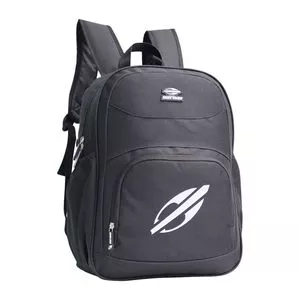 Mochila De Costas Mormaii Poliéster Logo Estampada<BR>- Preta<BR>Grande<BR>- Mormaii