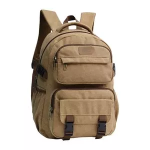 Mochila De Costa Mormaii Casual Vintage<BR>- Marrom Claro<BR>Grande<BR>- Mormaii