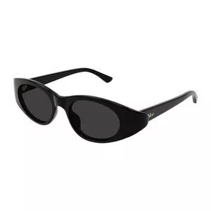 Óculos De Sol Arredondado<BR>- Preto<BR>- Chloé