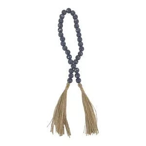 Acessório Decorativo Para Mesa<BR>- Azul Marinho<BR>- 55x5x2,5cm<BR>- Btc Decor