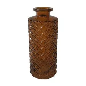 Vaso Decorativo<BR>- Marrom<BR>- 19xØ9,5cm<BR>- Btc Decor