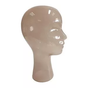 Peça Decorativa Cabeça<BR>- Rosa<BR>- 35x18x25cm<BR>- BTC Decor