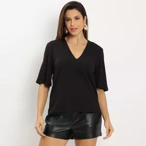 Blusa <BR>- Preto<BR>- Forum