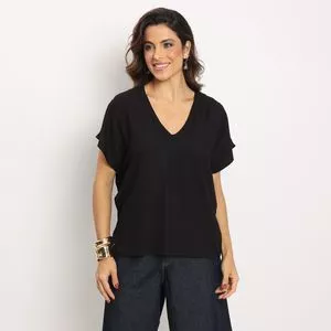 Blusa <BR>- Preto<BR>- Forum