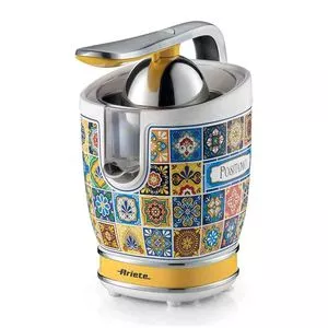 Espremedor De Frutas Professional Positano Aço Inox<BR>- Amarela<BR>- 24,5x29x17,5cm<BR>- Ariete