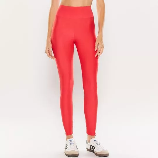 Calca Legging Slim- Vermelho- Body For Sure