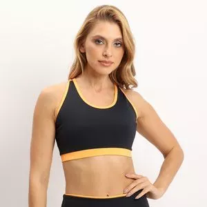 Top Com Transpasse<BR>- Preto<BR>- PATRA