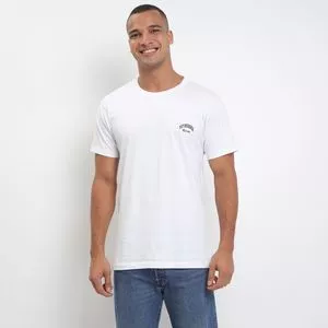 Camiseta Bordado<BR>- Branco<BR>- Vip Reserva