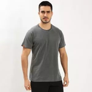 Camiseta Com Tag<br /> - Preta<br /> - Vip Reserva