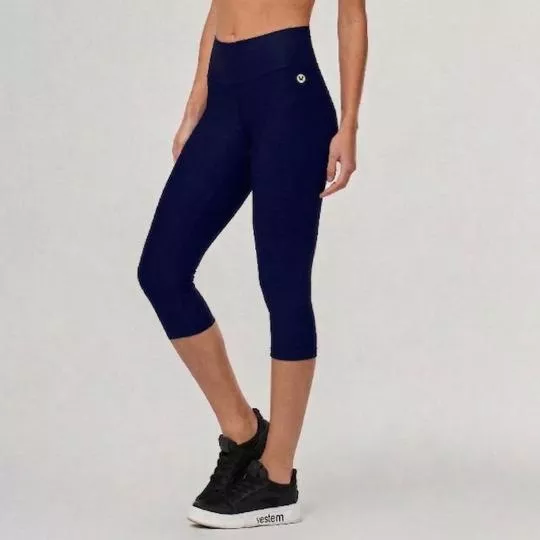 Legging Corsario Cós Alto- Azul Marinho- Vestem