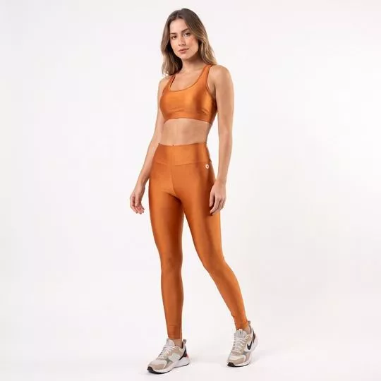Legging Fuso Aura- Bronze- Vestem