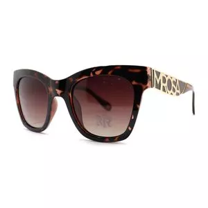 Óculos De Sol Arredondado<BR>- Tartaruga<BR>- Morena Rosa