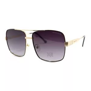 Óculos De Sol Quadrado<BR>- Dourado<BR>- Morena Rosa