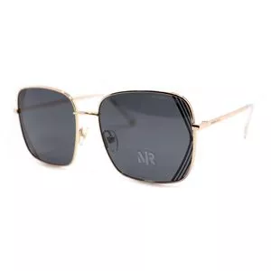 Óculos De Sol Arredondado<BR>- Dourado<BR>- Morena Rosa