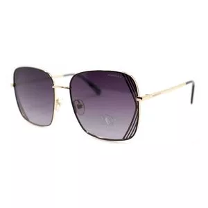 Óculos De Sol Arredondado<BR>- Dourado<BR>- Morena Rosa