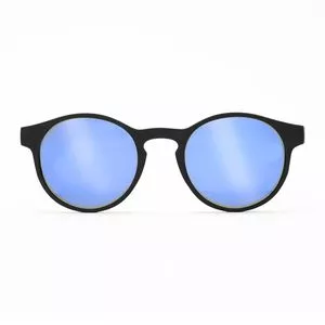 Óculos De Sol Redondo<BR>- Preto<BR>- Tuc Glasses