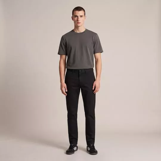 Calça Taylor Slim- Preto- AD Fashion