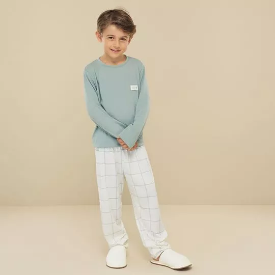 Pijama Longo- Verde- Anna Kock Sleepwear