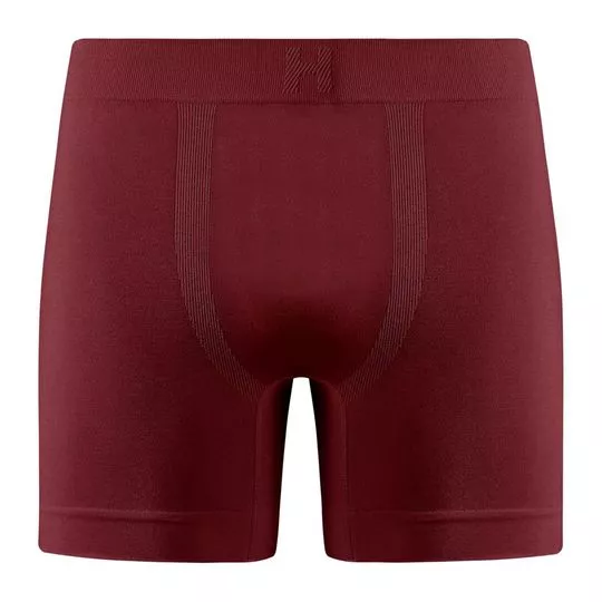 Cueca Boxer Microfibra Light- Vinho- Hope