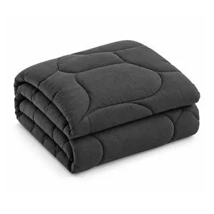 Edredom Casal Vivaldi Misto<BR>- Preto<BR>- 220x240cm 1pç Vivaldi
