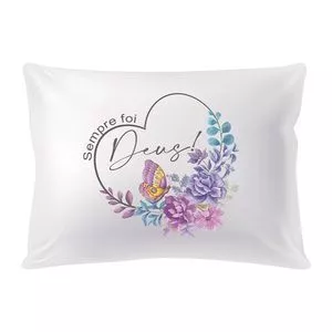 Fronha Divertida Algodão Vivaldi<BR>- Branco<BR>- 70x50cm<BR>- 1 Peça<BR>- Vivaldi