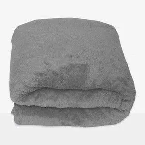 Manta Casal Poliéster Rovitex Home<BR>- Cinza<BR>- 1x180x220cm<BR>- 1 Peça<BR>- Rovitex Home