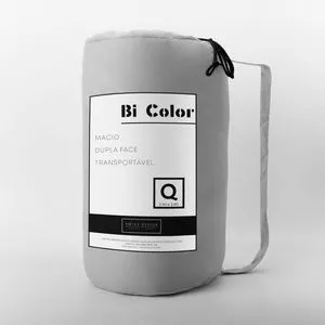 BI COLOR cinza e cinza escuro KING
