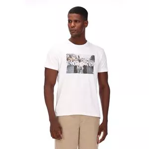 Camiseta Estampada Influencer Cartola<BR>- Branco<BR>- Reserva