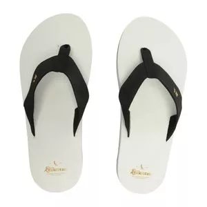 Chinelo Slide Tira Larga Reserva<BR>- Branco<BR>- Reserva