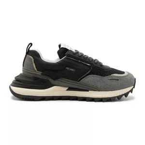 Tênis Spriz Sport 2.1 Couro<BR>- Preta<BR>- Reserva
