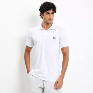Polo Em Piquê<BR>- Branca<BR>- La Martina