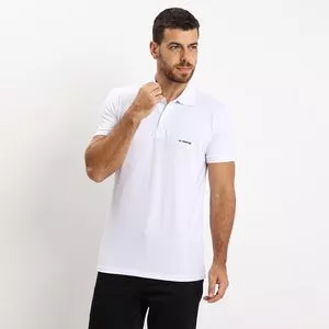 Polo Piquet Assinatura Regular<BR>- Branco<BR>- La Martina