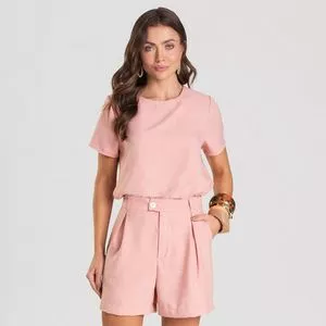 Bermuda Reta<BR>- Rosa<BR>- DIANNA