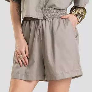 Shorts<BR>- Taupe<BR>- DIANNA