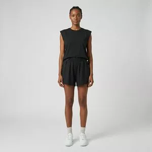 Conjunto Regata Com Shorts<BR>- Preto<BR>- Rovitex