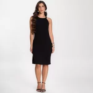 Vestido<BR>- Preto<BR>- Infinita Cor