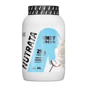 Whey Grego<BR> - Beijinho<BR> - 900g<BR> - Nutrata